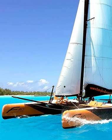 Bora Bora snorkeling Tour, Half-Day, inclusive Catamaran Sailing