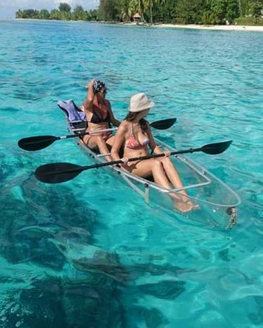 Moorea Lagoon Tour by Transparent Kayak