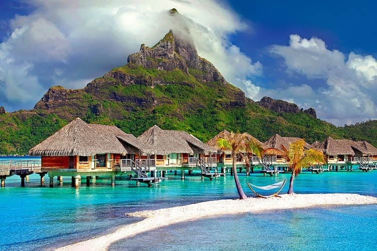 Bora Bora luxury tourism and over-water villas
